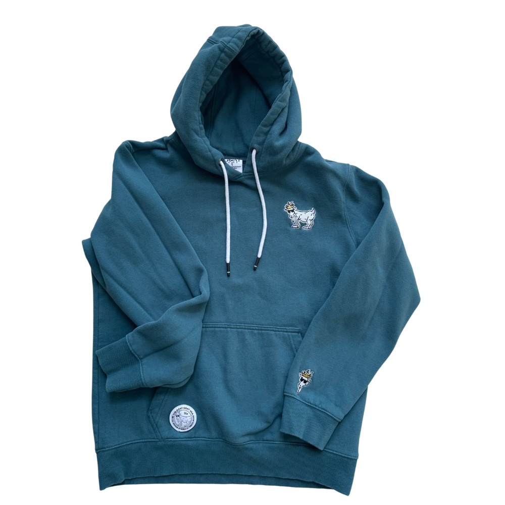 GOAT Teal Hoodie Adult S (Lightly Worn)
